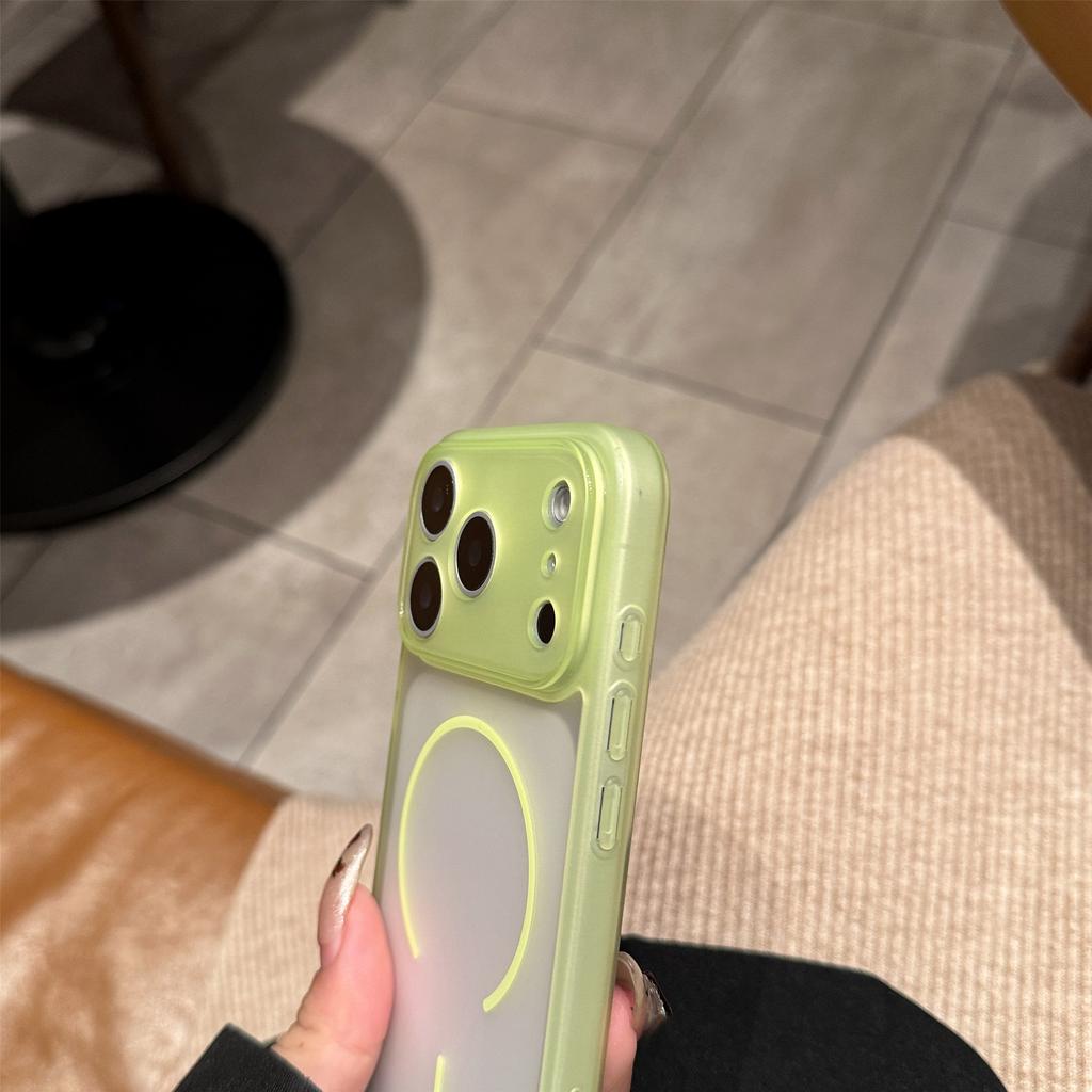 Luxury Matte Clear For Magsafe Wireless Charge Case For iPhone 17 Air 16 15 14 Plus 13 12 Pro Max Hard Ultra Thin Magnetic Cover