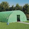 VidaXL Greenhouse with Green Steel Frame 96 M² 16x6x2.85 M, Polytunnel, Cold Frame, Tomato Greenhouse, Greenhouse 3188111