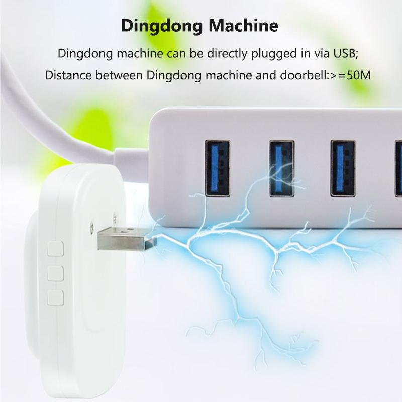 Campainha de Vídeo WIFI Câmera HD Visão Noturna Sem Fio Casa Inteligente Segurança Campainha de Porta Intercomunicador Bidirecional Mudança de Voz Para Casa