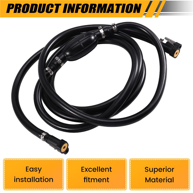 A58X-For Johnson Evinrude BRP 3/8" Fuel Line Assembly Outboard Gas Hose Replacement Part