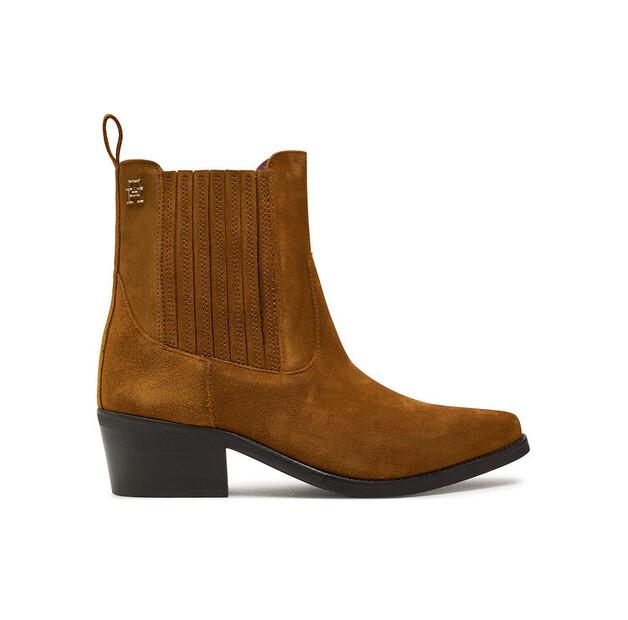 

Замшевые ковбойские сапоги Tommy Hilfiger Th FW0FW08034 Brown EU 36