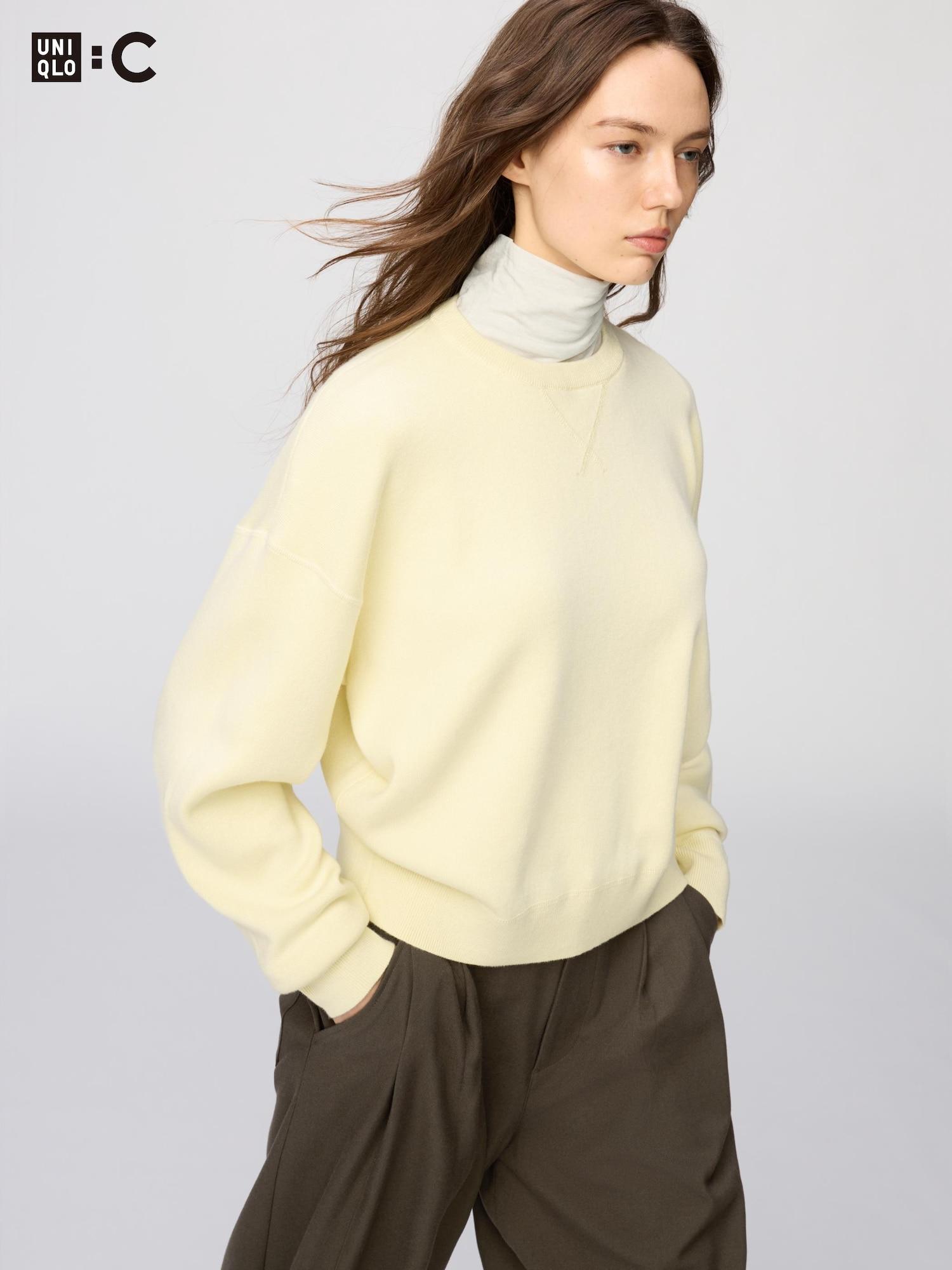 Uniqlo Smooth Cotton Crewneck Sweater 42