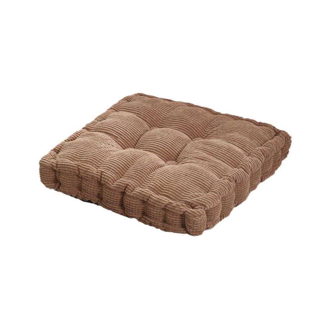 Solid Color Tufted Seat Cushion Thickened Sofa Cushion Durable Chair Mat  Office