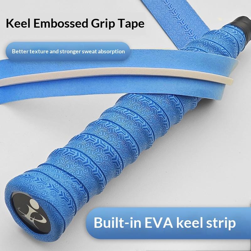 Badminton Hand Rubber Anti-Slip Racket Grip Sport Overgrip Tape Tennis Overgrips Sweatband Racket Shock Absorption Grip Tape