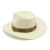Tibetan Ethnic Style Western Cowboy Straw Hat Top Hat Men And Women Outdoor Beach Hat Sun Protection Hat