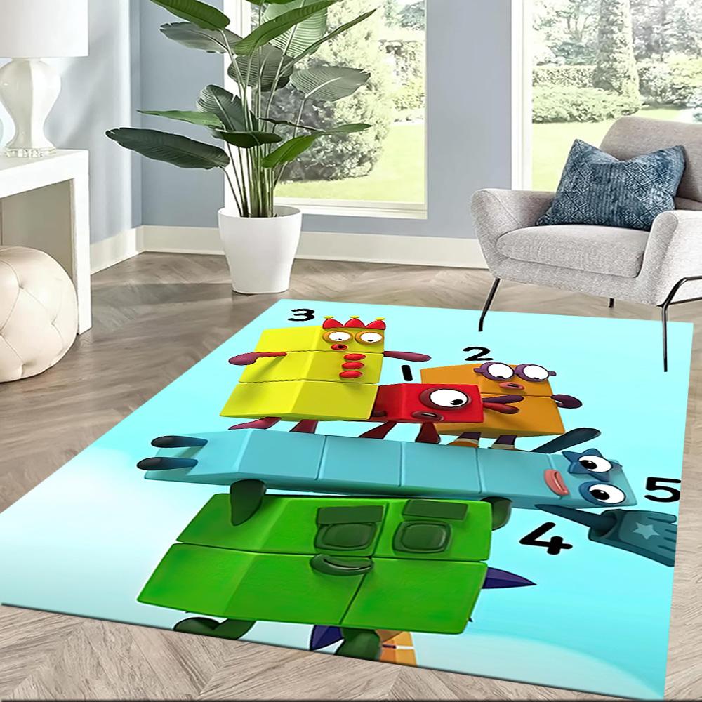 Numberblocks Area Rug Suitable For Outdoor Study Room Balcony Bedrooms Antislip Rug Decorate Offices Best For Christmas