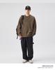 Plus Size Retro Henley Sweater: Men's Autumn/Winter Warm Loose Knitwear
