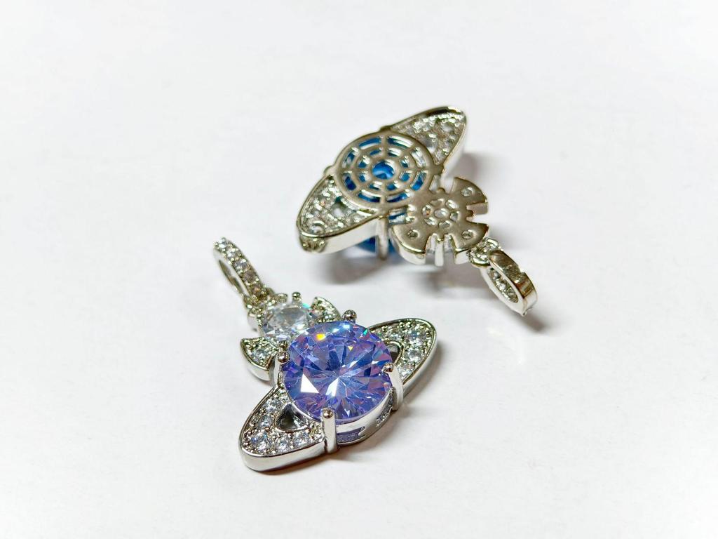 Empress Dowager Gemstone Diamond Necklace: Mermaid Tears Collection