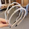 Temperament Vintage Pearl Hair Hoops For Women Ladies Simple Non-Slip Headband Hair Band Hair Accessories