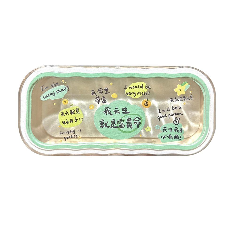 Creative Plastic Glasses Case Transparent Portable Sunglasses Storage Box Visible Glasses Protective Case Glasses