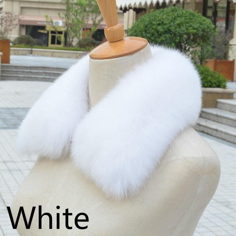 real fox fur collar