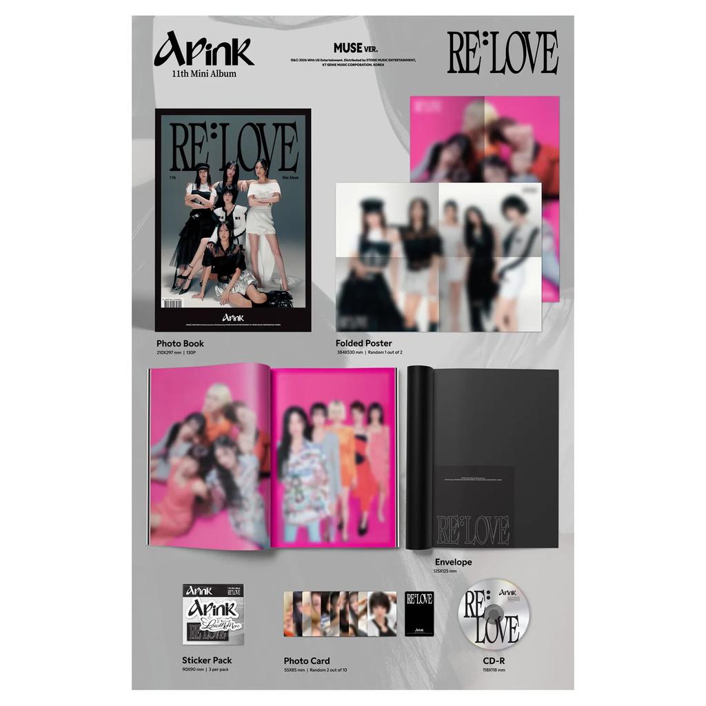 Apink - 11th Mini Album : RE : LOVE [MUSE VER.]