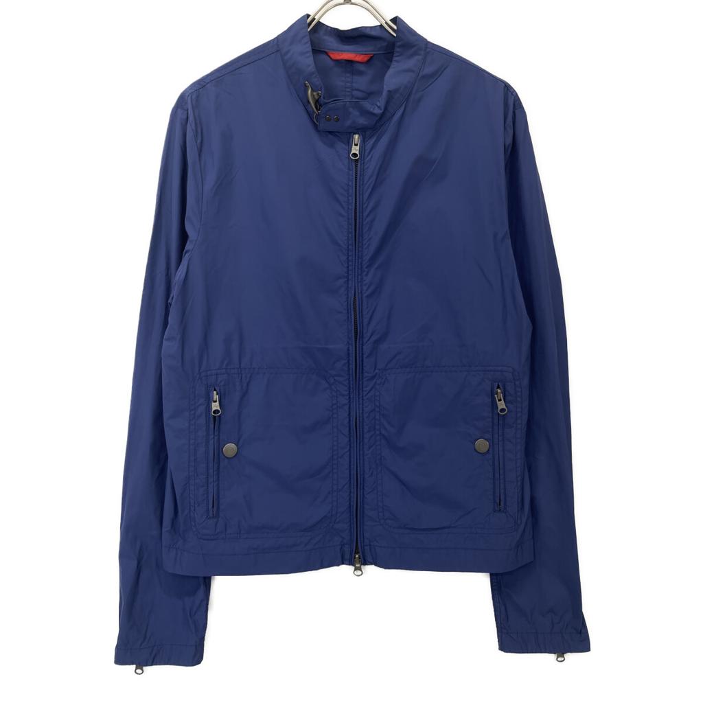 Fay Blue Nylon Zipper Jacket Jacket S NavyUsed