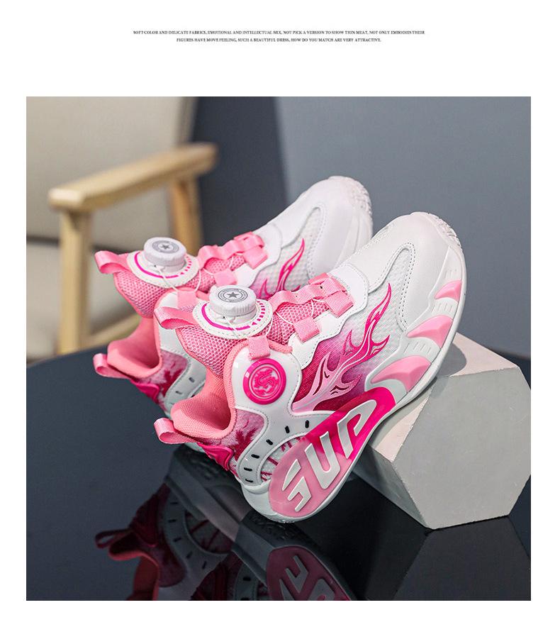 Tênis de Basquete de Malha Tendência para Meninos Adolescentes - Coleção Primavera/Verão 2025