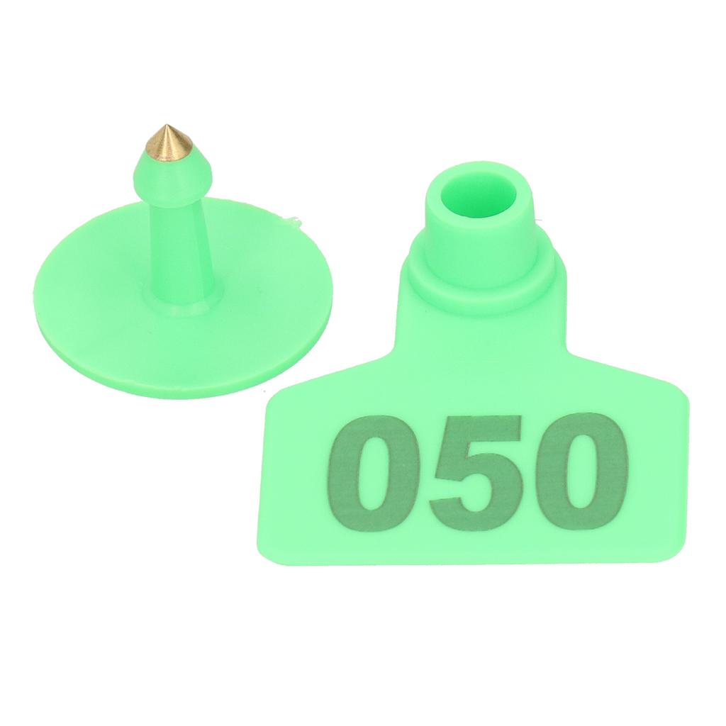 Pig Ear Tag Signs Marking Labels with Numbers for Farm Animal Identification