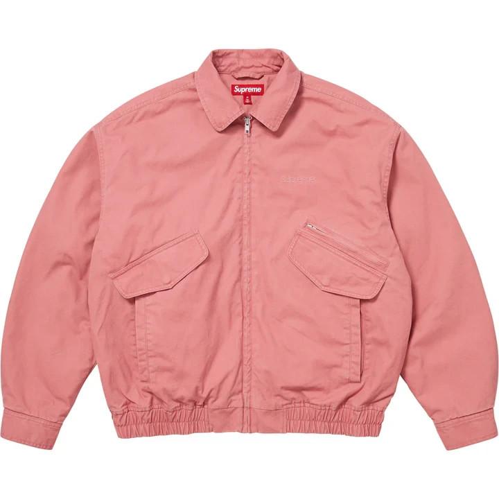 Supreme Hooded Utility Jacket Pink