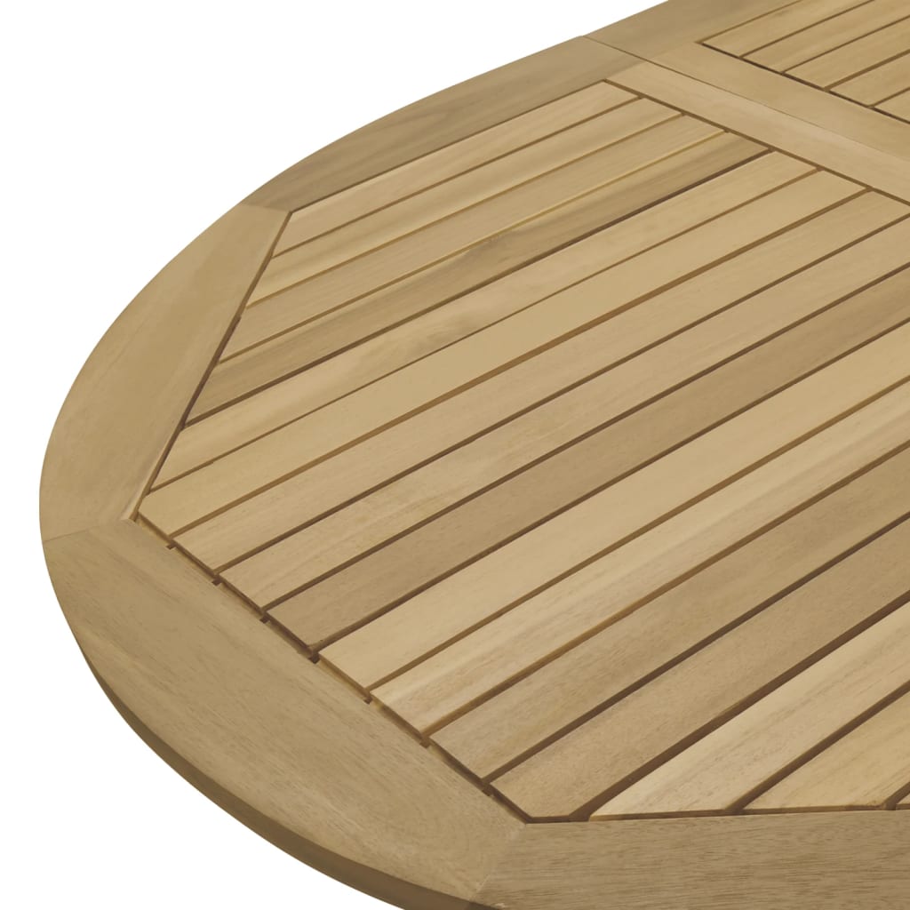 Folding Garden Table 160 X 85 X 75 Cm Solid Acacia Wood