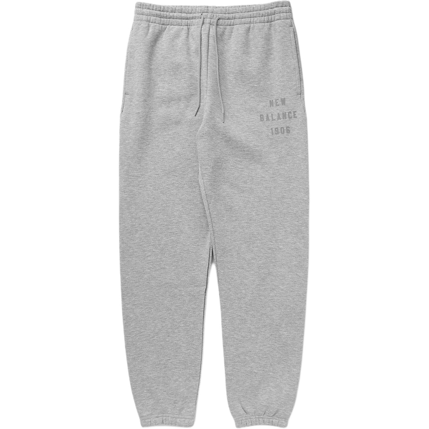 New Balance Iconic Collegiate Fleece Jogger Knitted Sweatpants Men s Sport Gray MP41505-AG 2XL