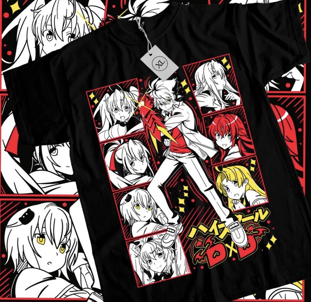 

High School DxD Rias Gremory T-shirt Akeno Himejima,Issei ,Girl,Shirt All Size 2XL