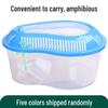 Portable Plastic Turtle Terrarium with Basking Platform