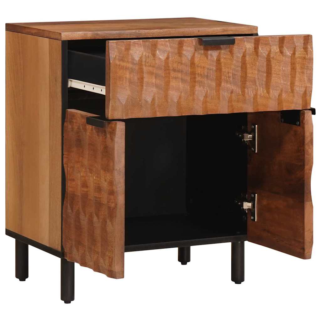 Nightstand Brown 50 x 33 x 60 cm Solid Mango Wood