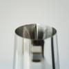 FUN COFFEE Milk Pitcher, Latte Art Milk Frothing PitcherJug, Stainless Steel, CoffeeEspresso, 15 oz (450 ml), Silver (co-0008-4)