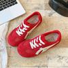 Casual Versatile Sports Shoes Retro Flat Red Board Shoes  New Spring and Summer Breathable Mesh German Training Shoes