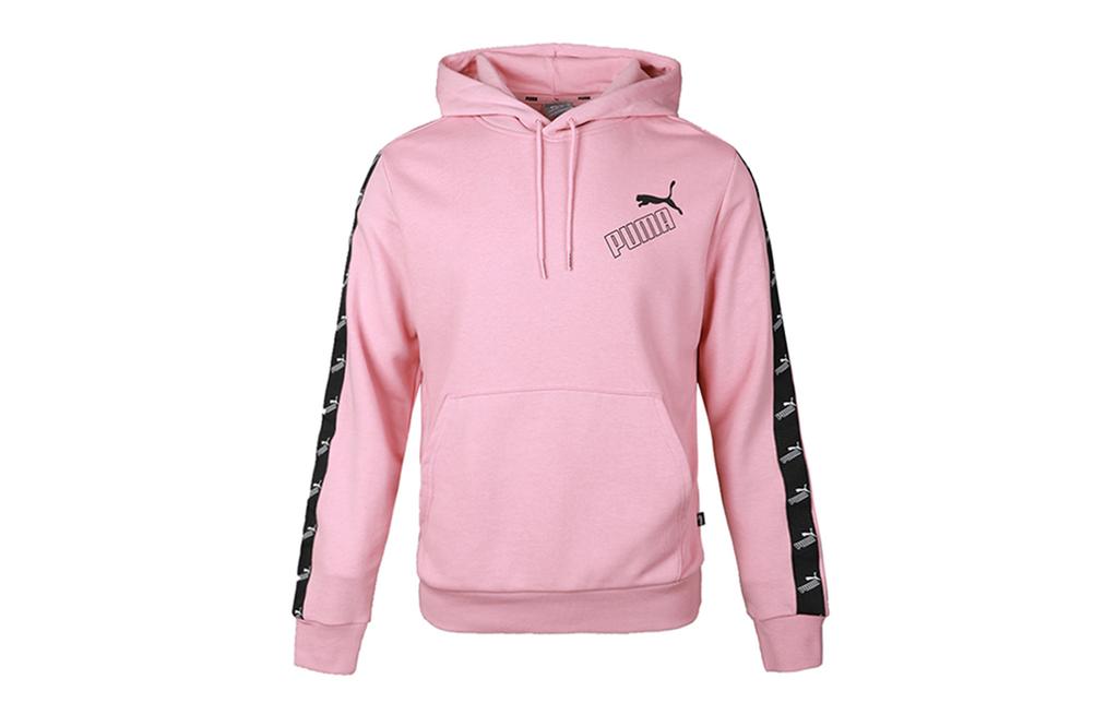 PUMA Sweatshirts Men's Pink Hooded Moderate Regular 583518-14