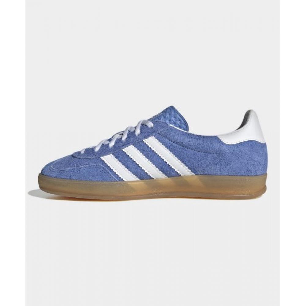 Adidas Gazelle Indoor   Blue White   Hq8717
