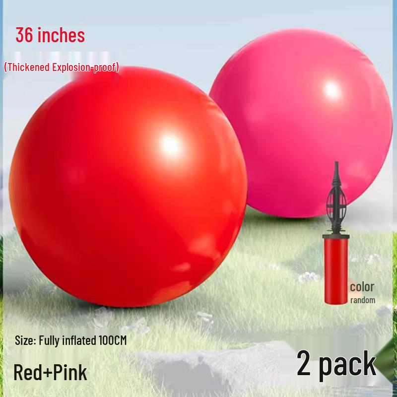 36-Inch Outdoor Explosion-Proof Balloon - Safe, Non-Toxic, Odorless - Perfect for Kids' Birthdays, Lawn Decor, and Photo Props.