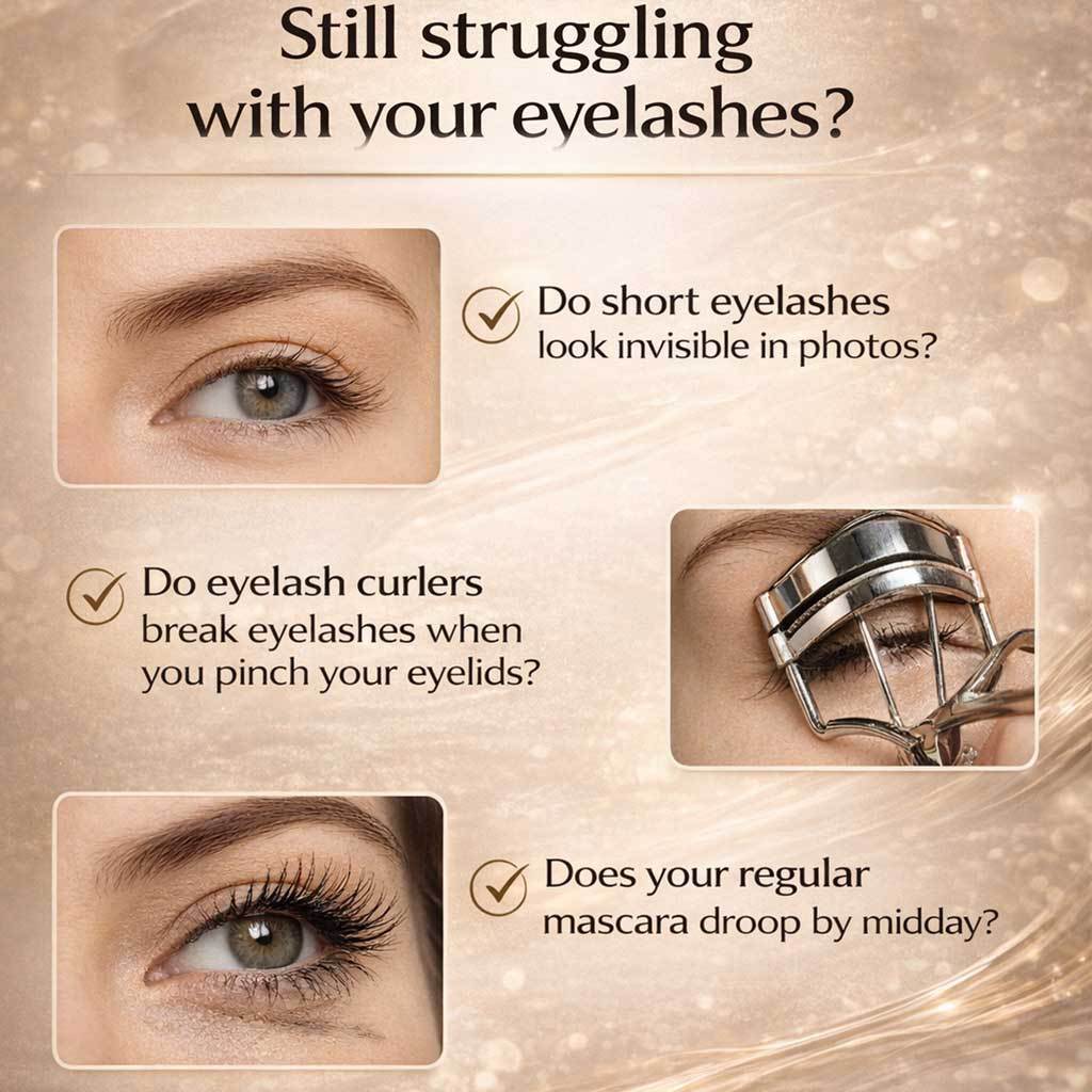 Cross-Border Volumizing & Curling Mascara 10ml, Waterproof Smudge-Proof, Long-Lasting