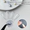 120pcs Magnetic Nail Absorbing Nail Plate Color Test Display Board for Nail Art Practice Swatch Organizer for Salon and DIY Manicure