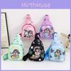 Crybaby Pattern Single Shoulder Crossbody Bag For Kids Lightweight Breathable