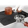 Silicone Coffee Pressing Mat Easy to Store and Clean Coffee Tamper Mats Suitable for Home and Professional Setting