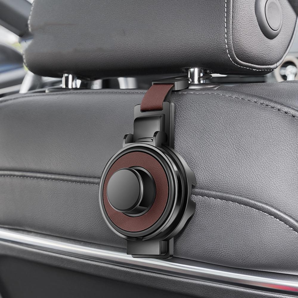

Multifunctional Car Seat Headrest Hook Convenient Portable Water Cup Holder Foldable Back Seat Organizer коричневый