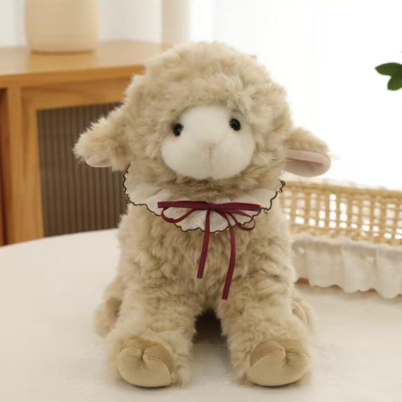 Cute Lamb Plush Backpack - Adorable Sheep Shoulder Bag Gift for Girls