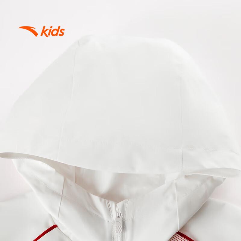 Anta Kids Boys' Hooded Waterproof Windbreaker