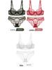 Women's Year of the Rat Red Lingerie Set: Bridal Push-up Bra & Panty, Side Support, Anti-Sagging, Sexy Thin Design