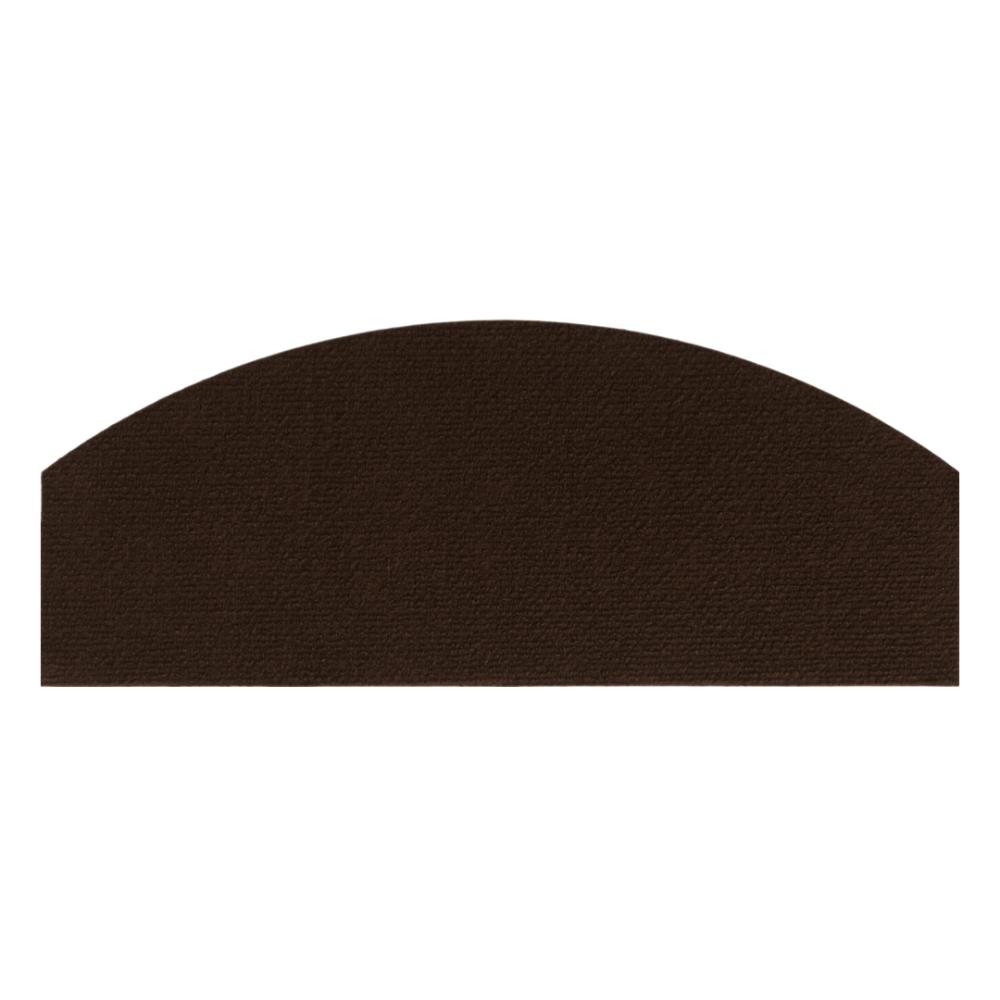 Semi-Circular Stair Mat Rug Self-Adhesive 4mm Thick Stair Tread Carpet Anti-Fall Non-Slip Household Floor Mats All Indoor Places
