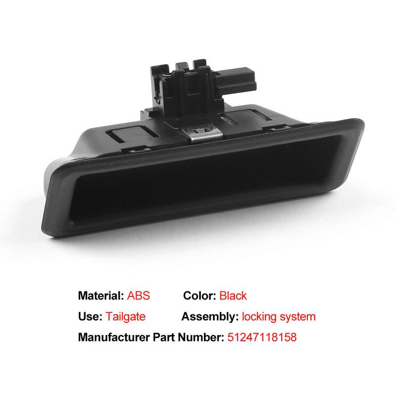 Trunk Tailgate Handle Rear Release Switch 2 P 51247118158 7118158 For BMW E82 E88 E90 E91 E92 E93 E60 E61 E84 E70 E71 E72