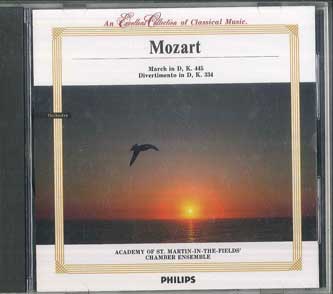 

CD - Mozart: Divertimento No. 17 MP120 PHILIPS Japan Classical Used