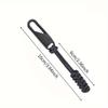 5pcs Heavy-Duty Braided Zipper Pulls with Metal Sliders - Replacement Zipper Handles for Backpacks, Jackets, Bags