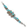 Turquoise Bracelet Bohemian Handmade Nepalese Tibetan Nepali Jewelry 7" NBB 3430
