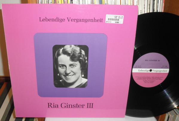 

Виниловая пластинка RIA GINSTER Lebendige Vergangenheit Ria Ginst LV250 Lebendige Verga Австрия Классика Б/у