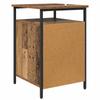 Nightstand Set of 2 Reclaimed Wood Look 40 x 42 x 60 cm Engineered Wood