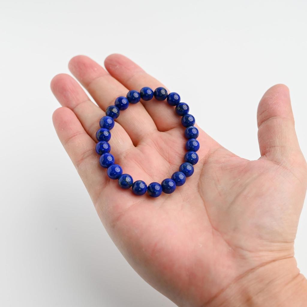 Eigado Lapis Lazuli 22 9mm 17cm Inner Natural Power Good Luck Charm Bracelet, Beads, Approx. Diameter, Stone, Stone,