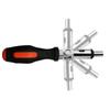 Hand Tool 180° Adjustable Screwdriver Foldable T-type Screwdriver Ratchet Screwdriver  Machine