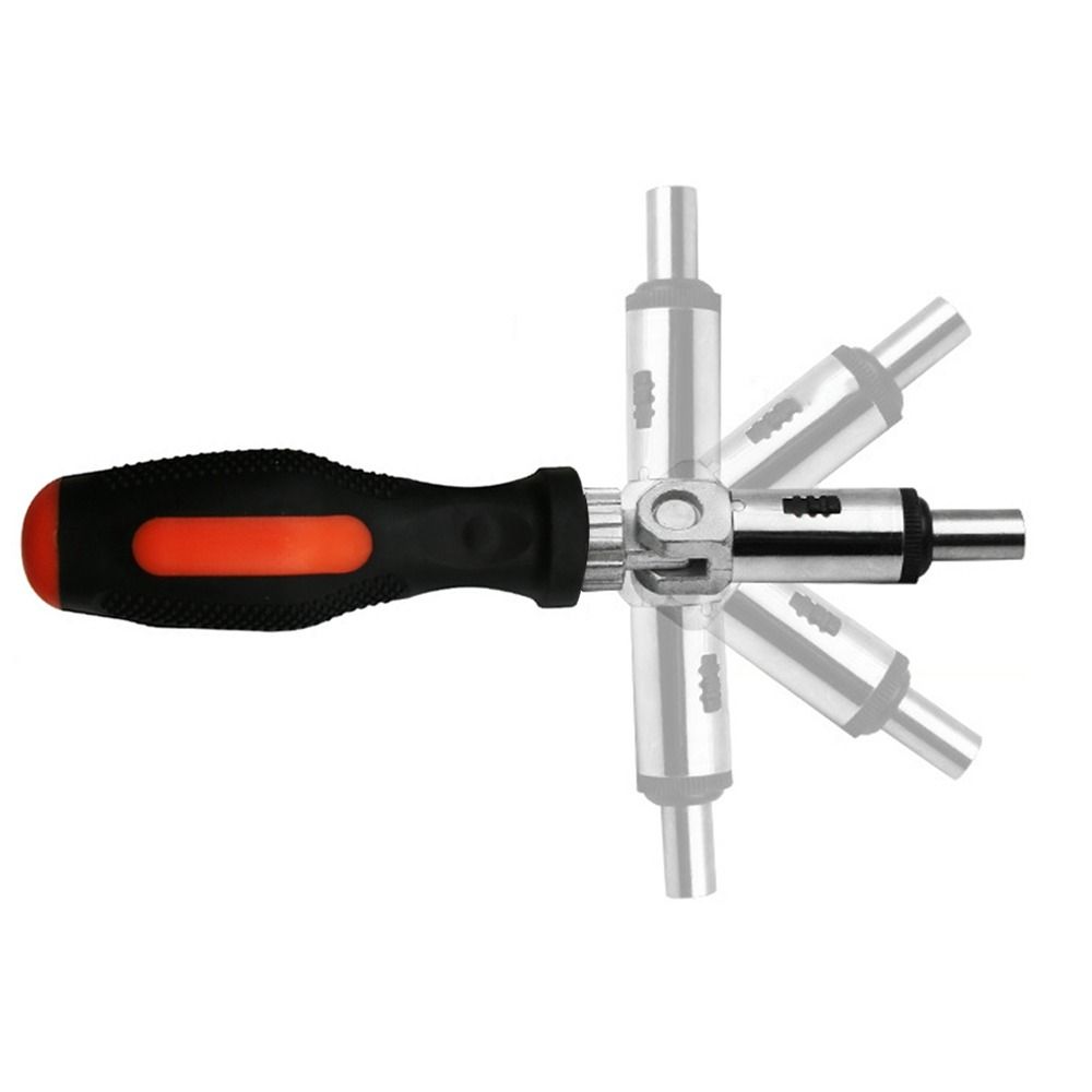 Hand Tool 180° Adjustable Screwdriver Foldable T-type Screwdriver Ratchet Screwdriver  Machine