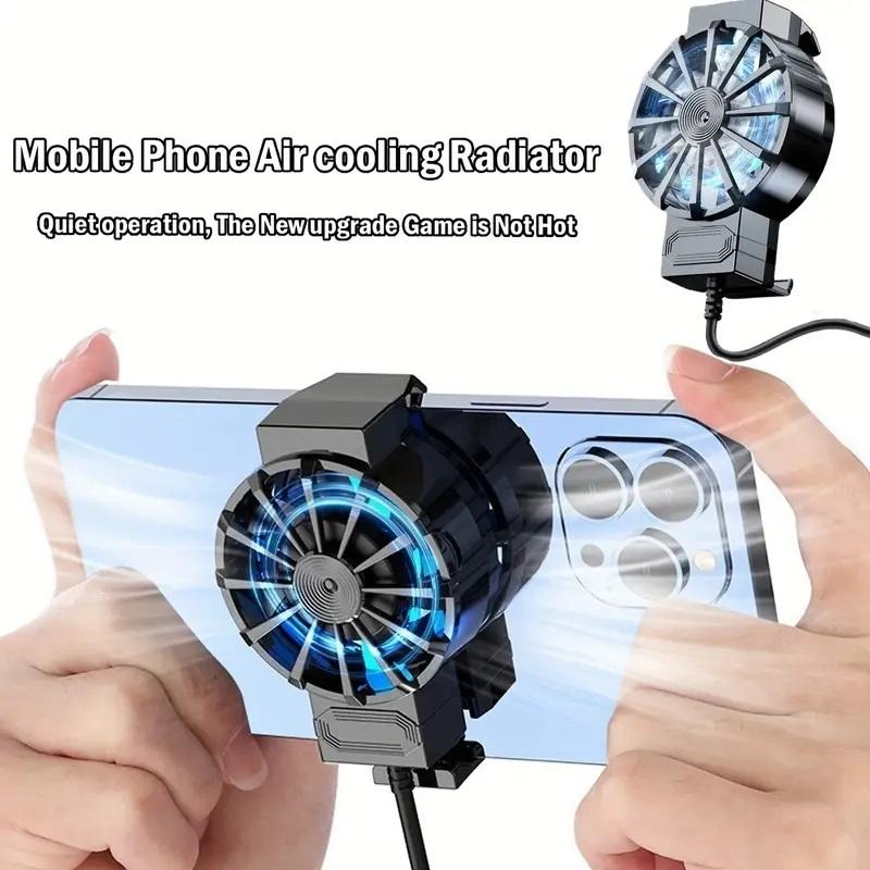 Mini Phone Cooling Fan, USB Powered Phone Cooler, Portable Cooling Fan, Suitable for Gaming and Live Streaming Enthusiasts