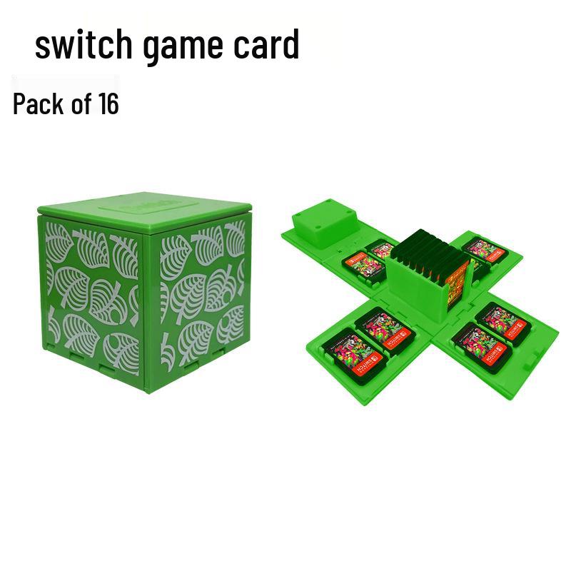 Switch OLED Console Game Card Storage Case - Large Capacity Folding Cartridge Holder